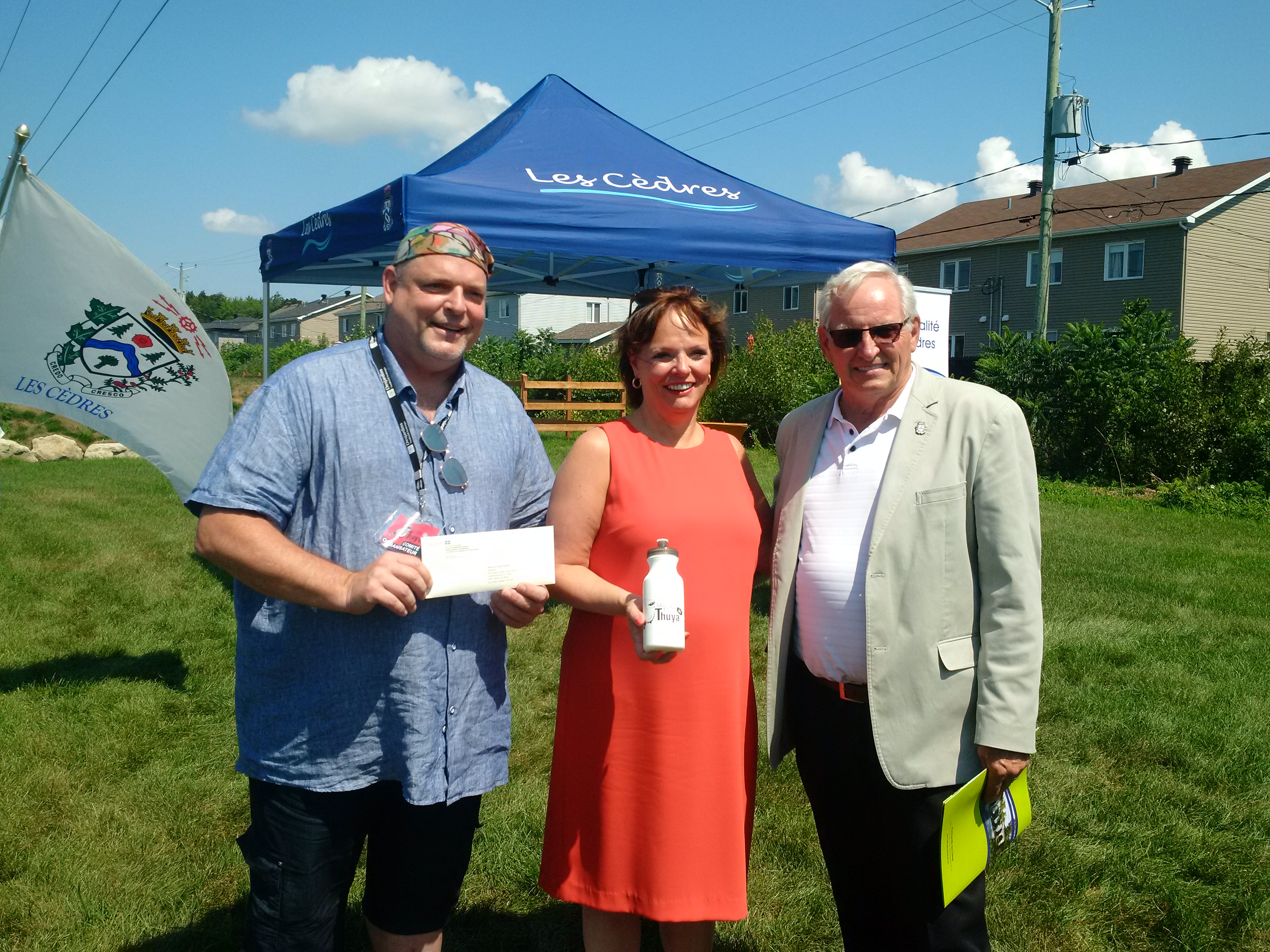 Un apport financier à la Fête du Thuya