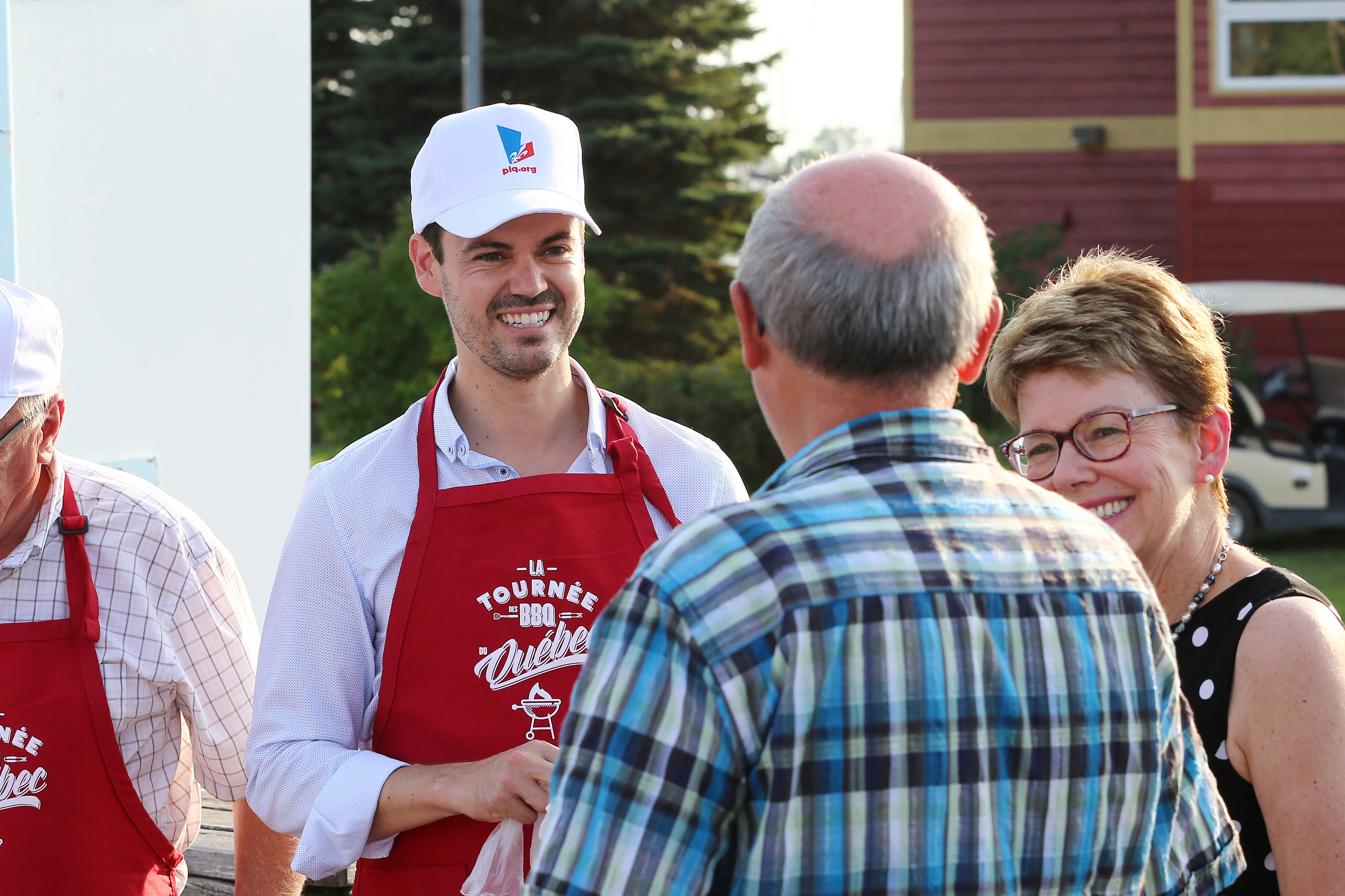 Le candidat du PLQ déjà sur le terrain