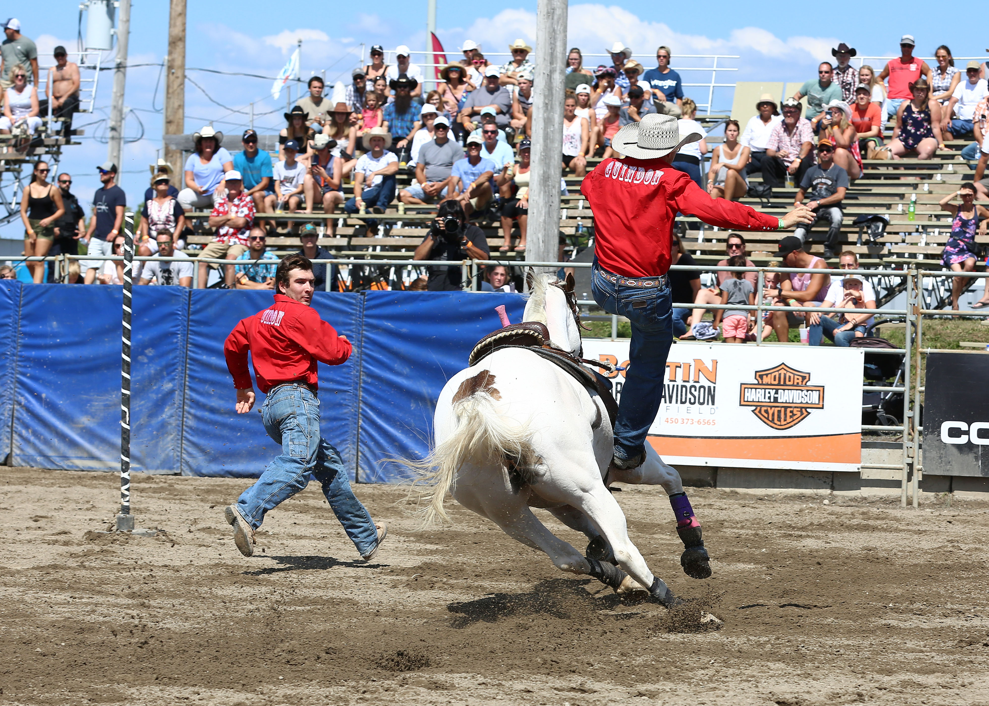 Des podiums pour les cavaliers d’ici au rodéo