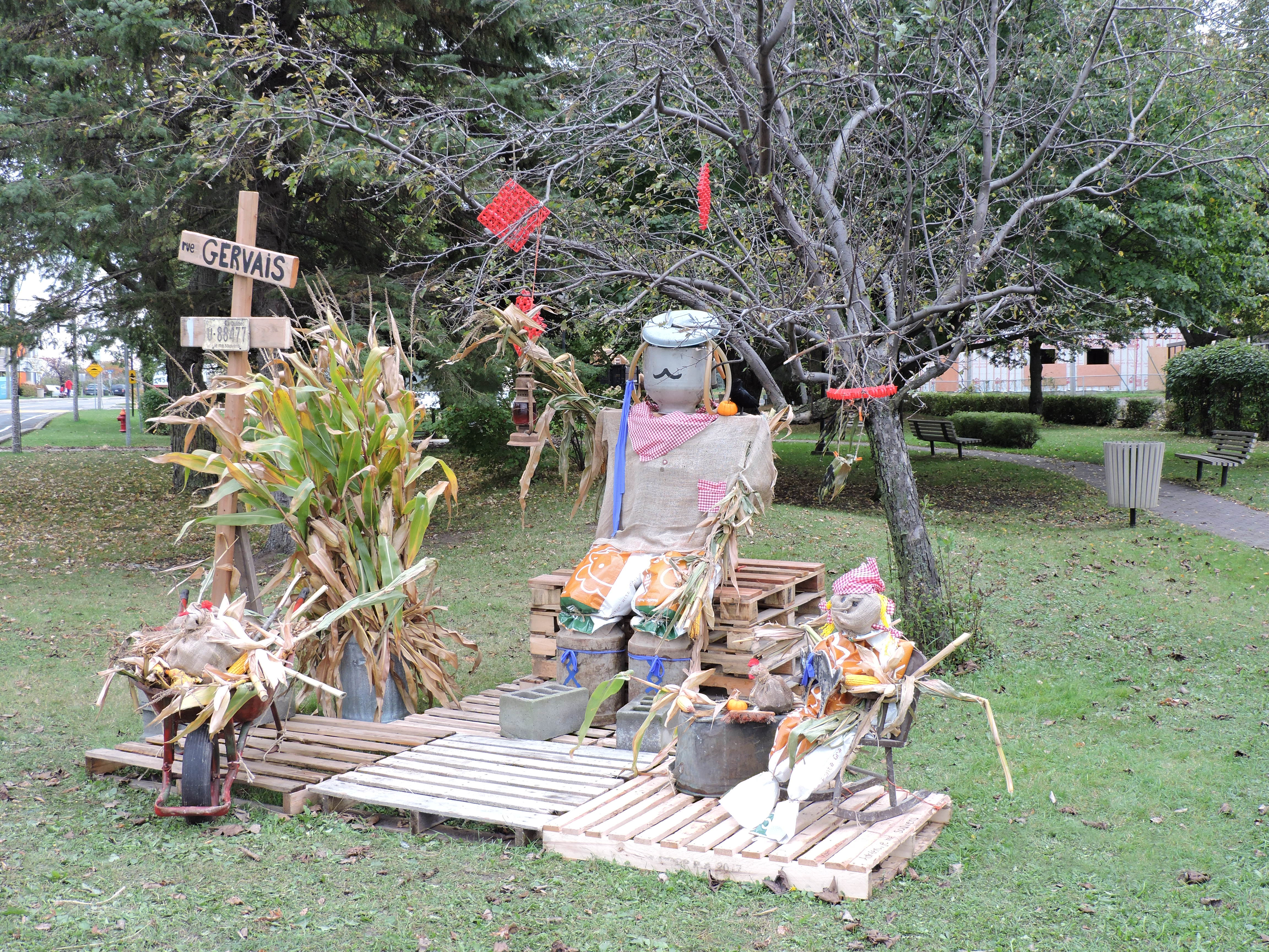 Des épouvantails pour mettre en valeur la ruralité