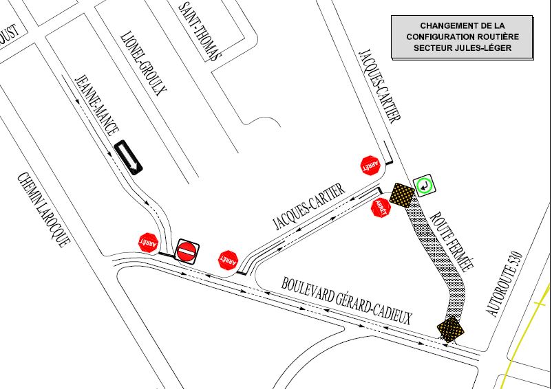 Ouverture du nouveau tronçon pour la rue Jacques-Cartier