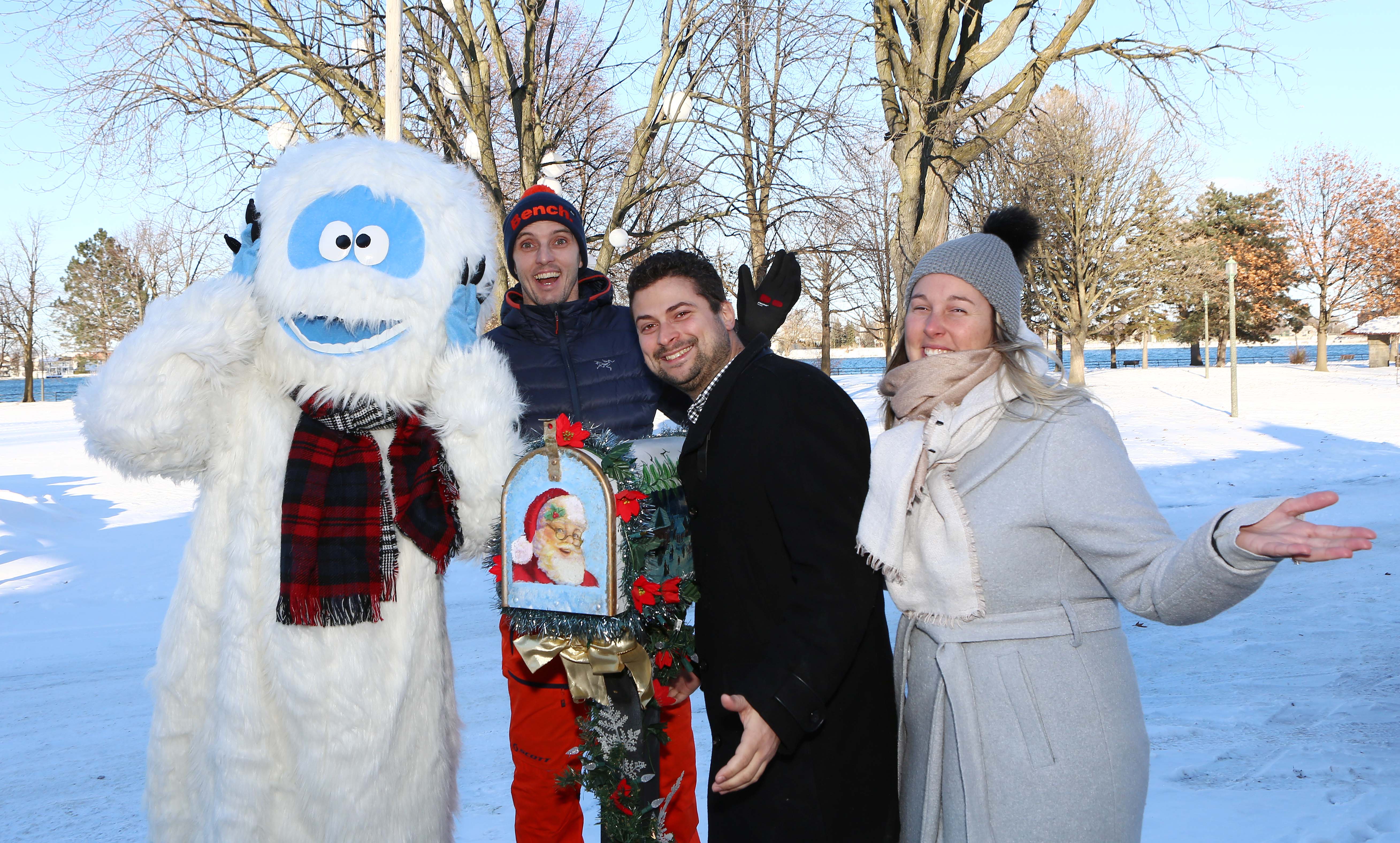 Disco-Yéti sous un dôme pour animer la Magie des Fêtes et le Marché de Noël