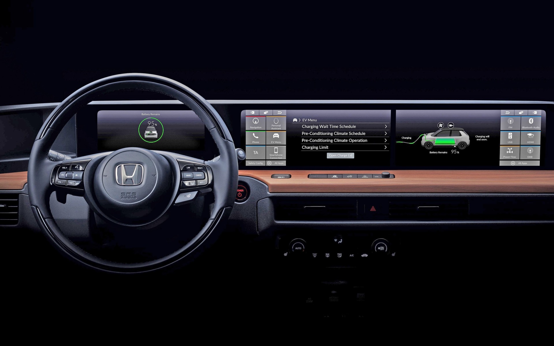 Honda dévoile le tableau de bord de son premier modèle 100 % électrique