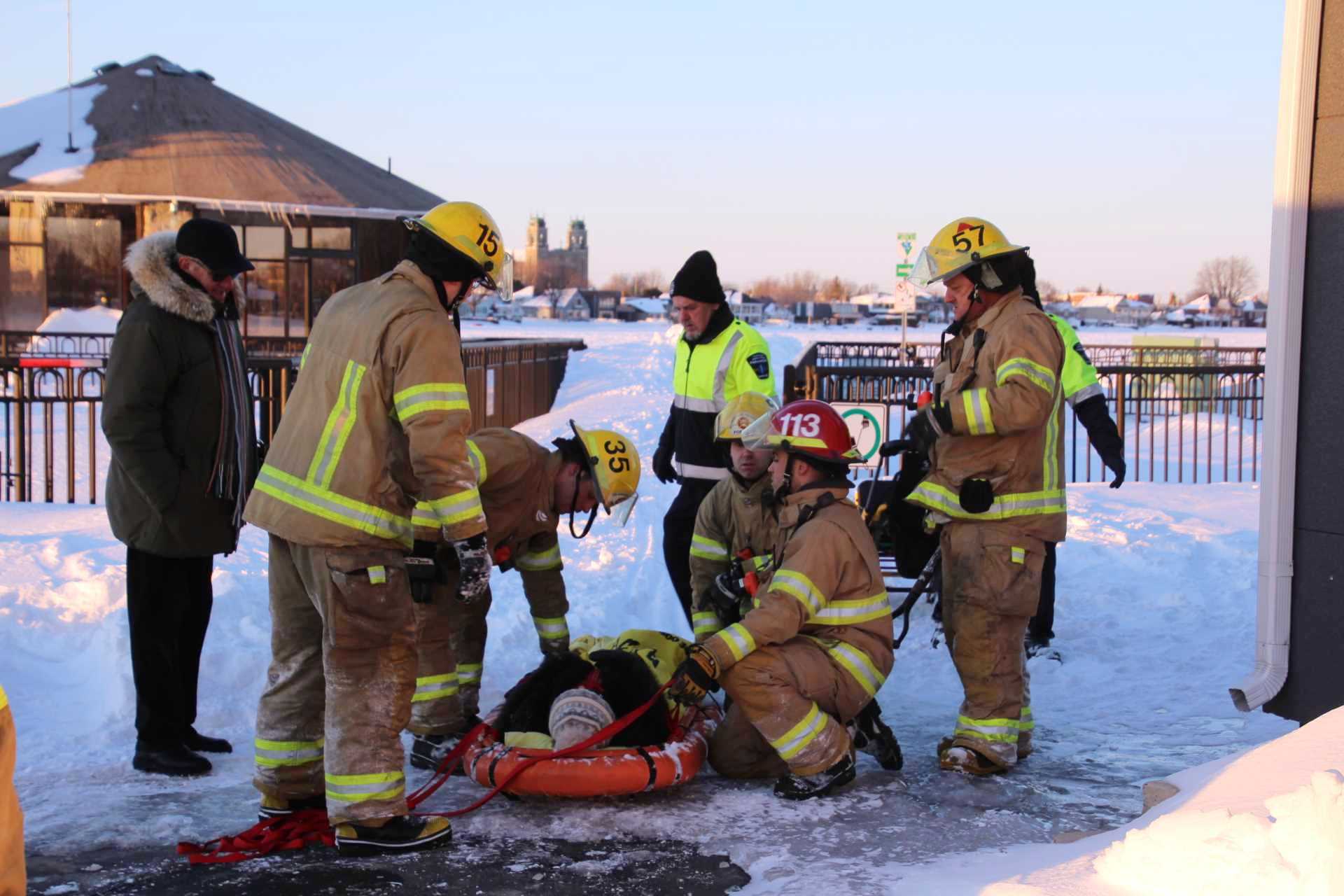 Sauvetage d’une dame en hypothermie