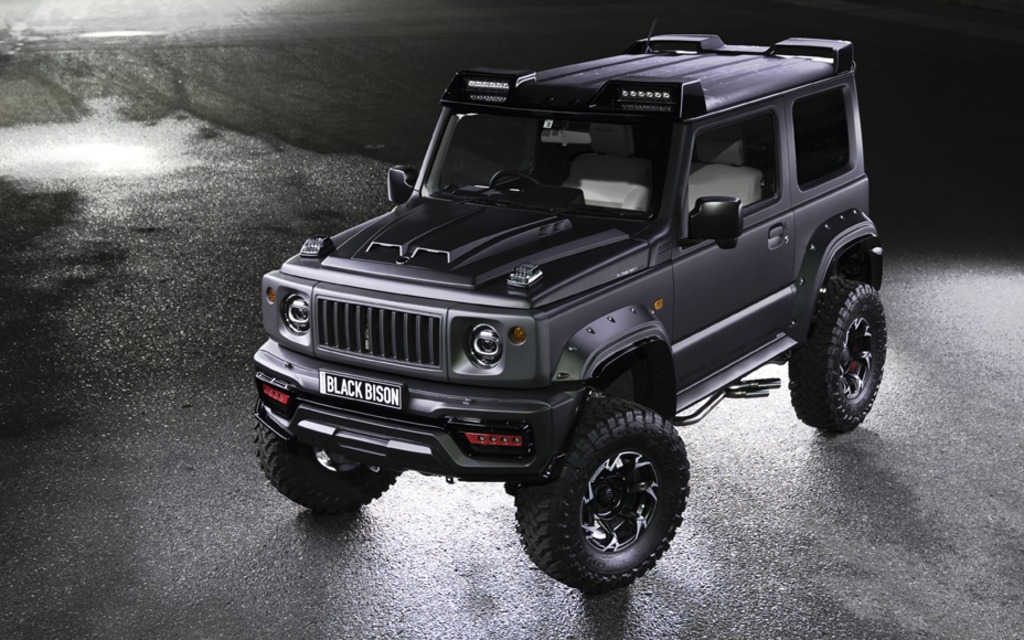 Le Suzuki Jimny Black Bison a l’air extrêmement féroce