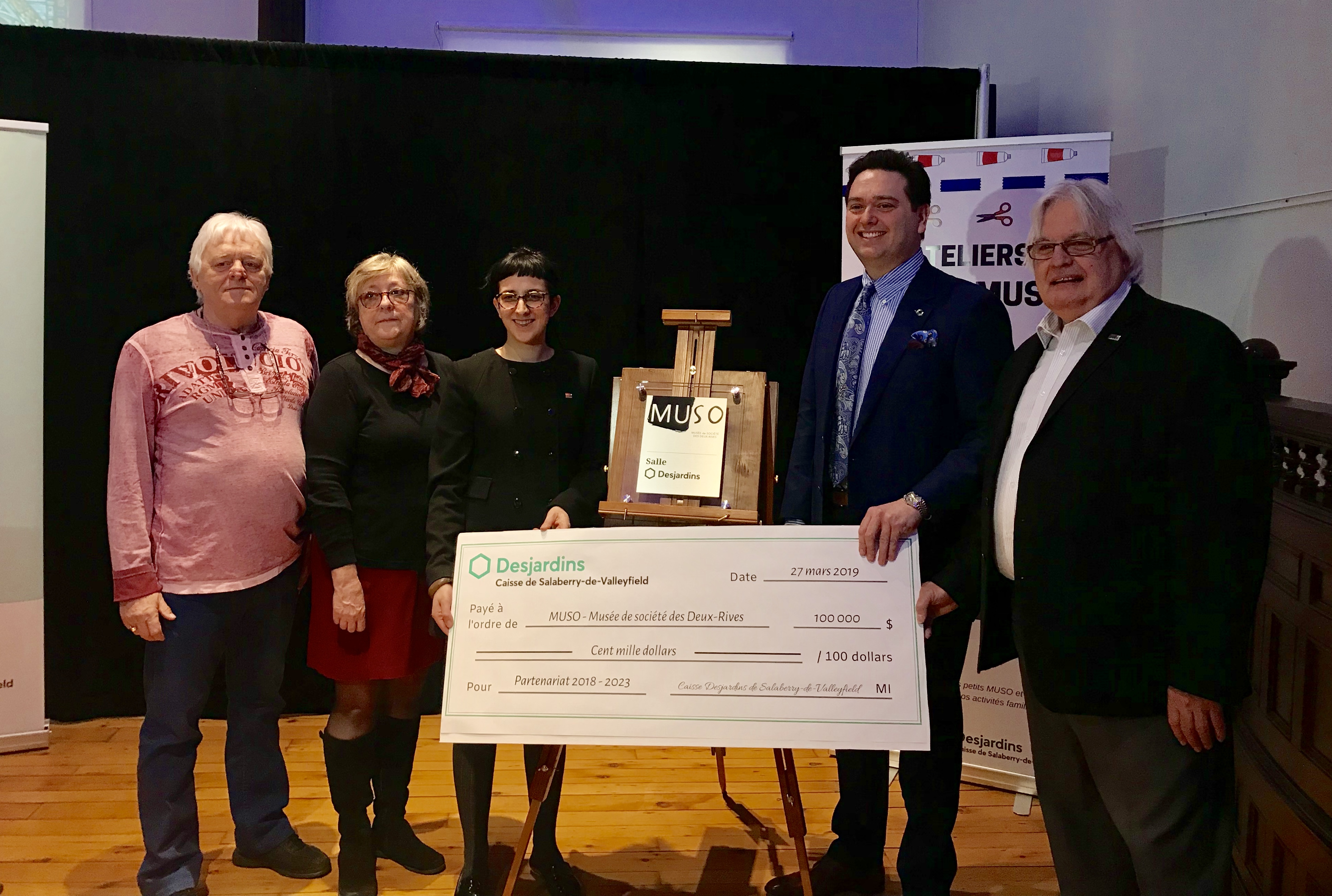 Le MUSO obtient un partenariat avec Desjardins