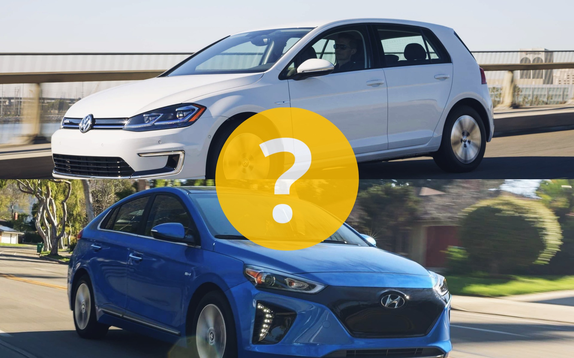 Quoi choisir entre une Hyundai Ioniq Electric et une Volkswagen e-Golf?