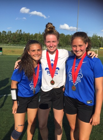 Des flag-footballeuses en or