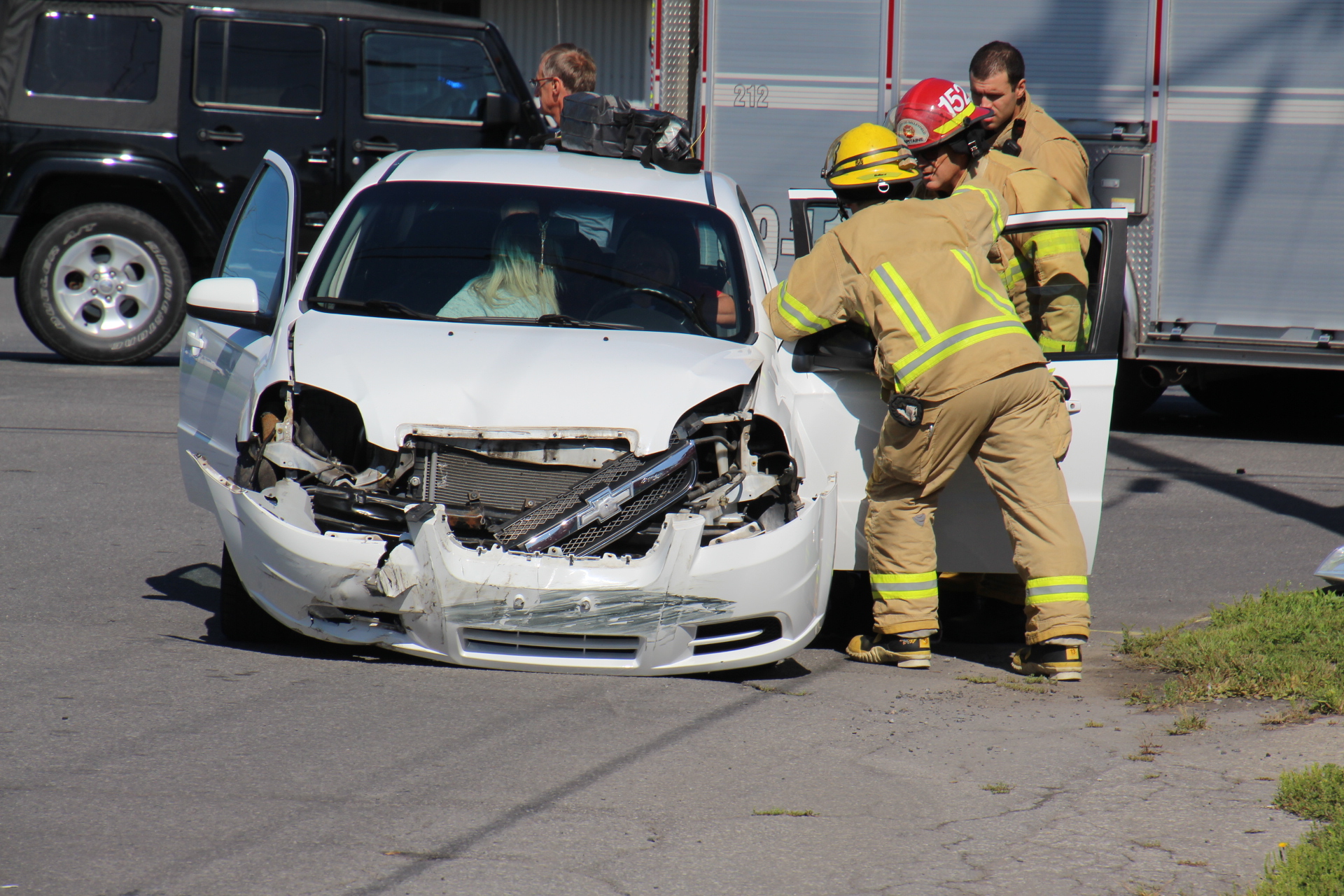 Deux blessés et quatre véhicules impliqués