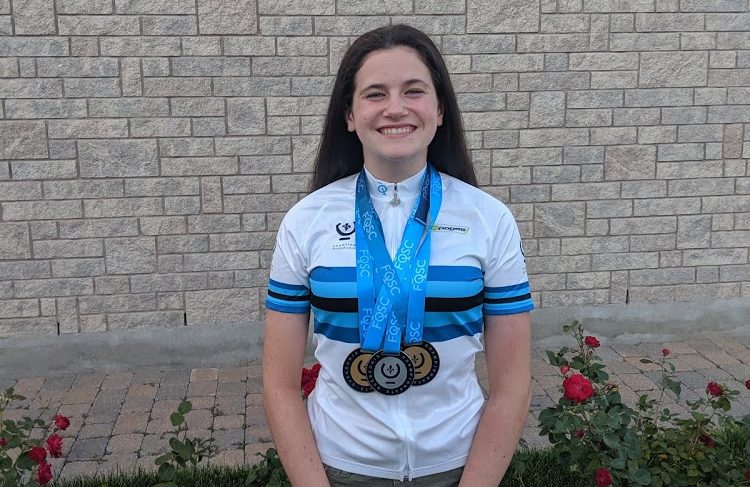 Maude Brazeau, de Beauharnois, championne québécoise en cyclisme