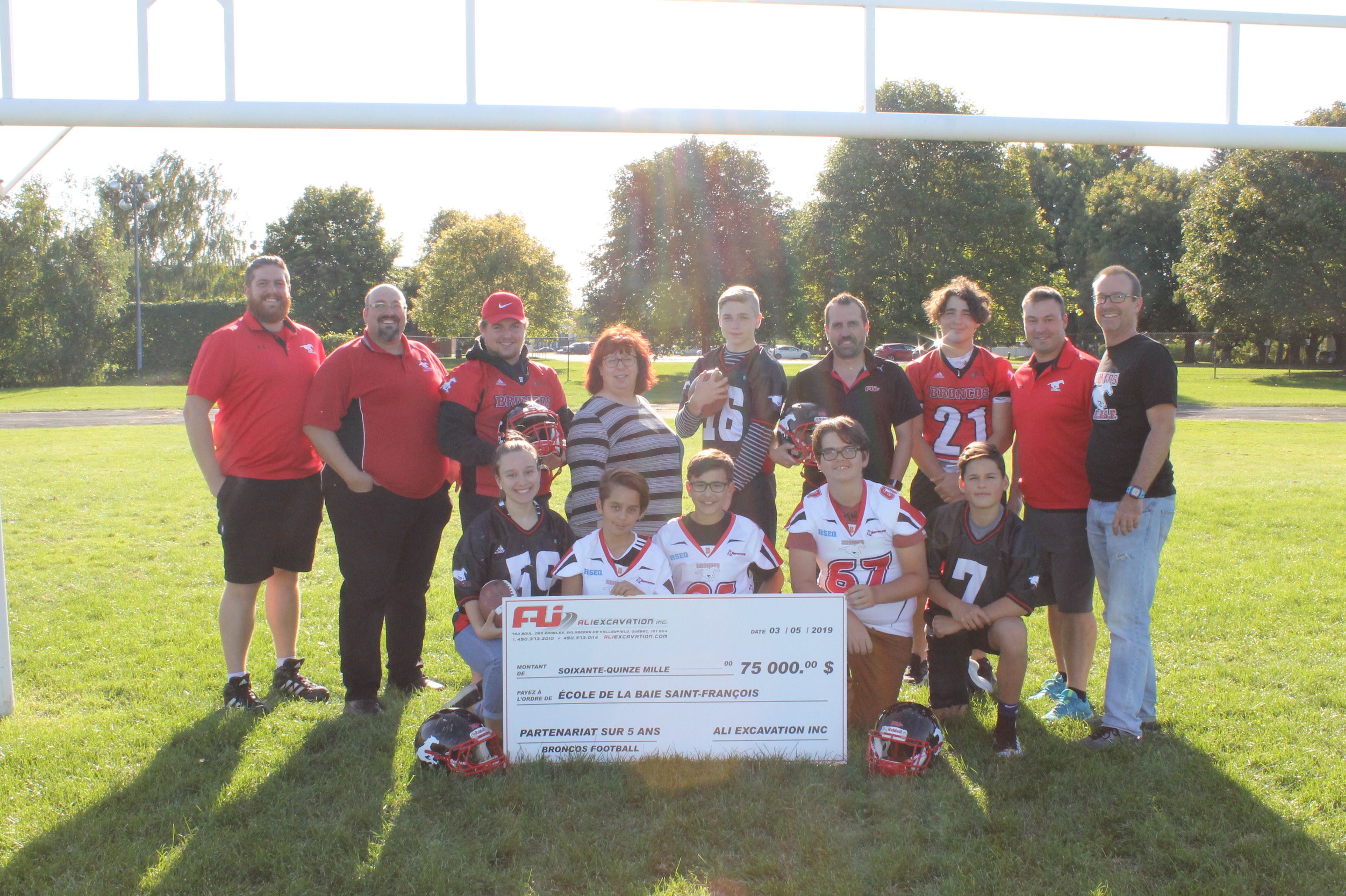 Une entreprise de Valleyfield s’allie aux Broncos