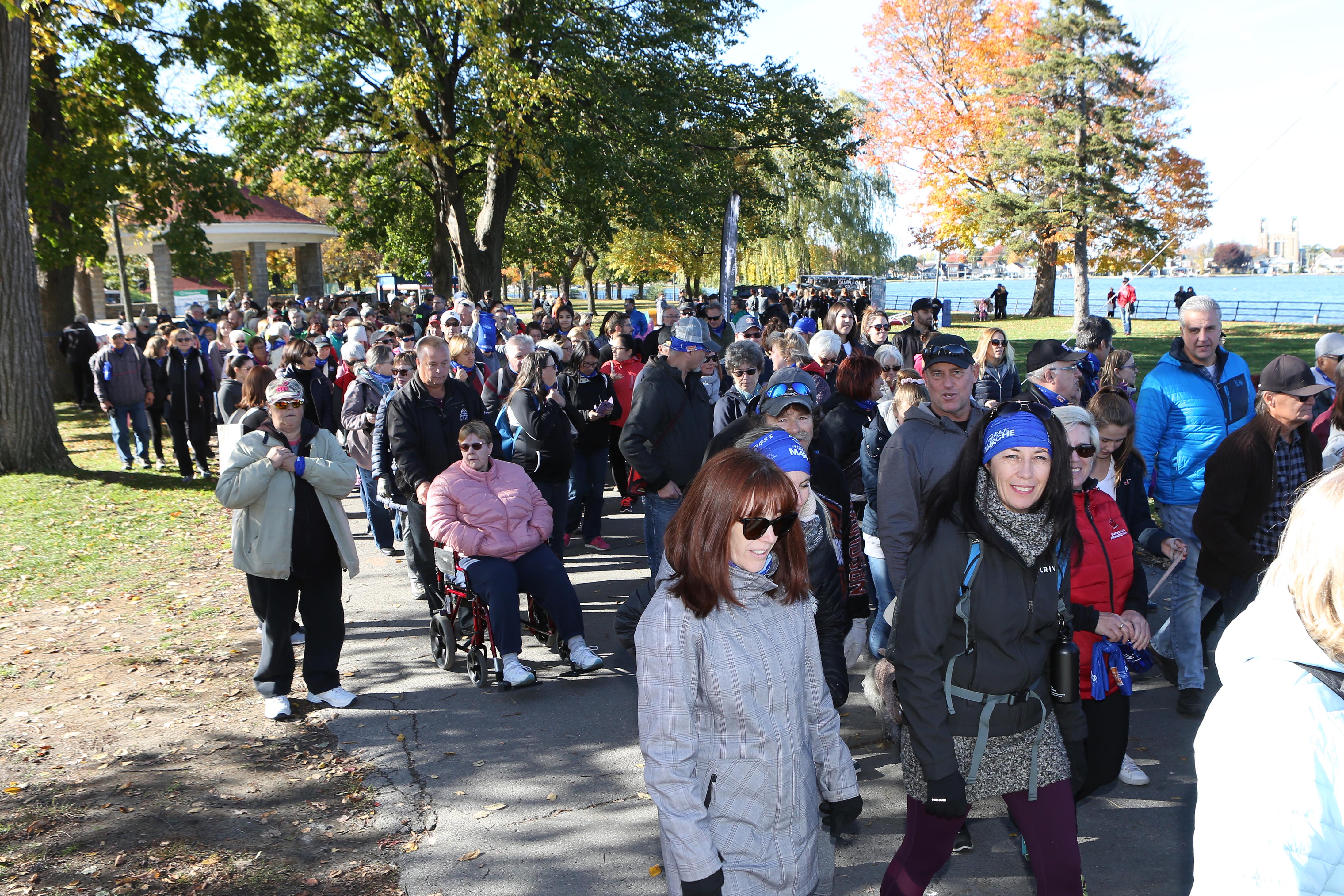 Premier succès pour la Grande marche de Salaberry-de-Valleyfield