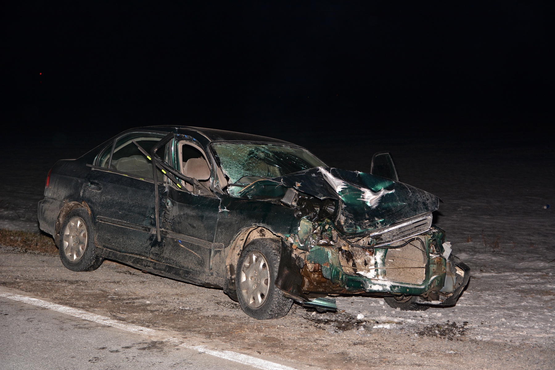 Image illustrant l'article: Une voiture percute un tracteur à Saint-Louis-de-Gonzague