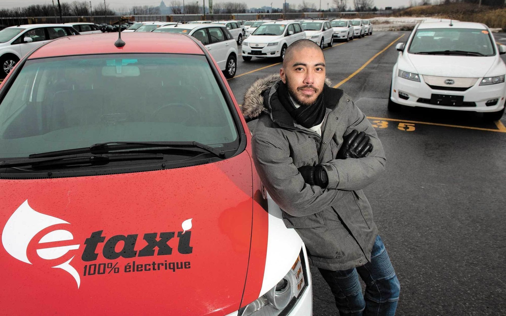 Des taxis électriques chinois pour Noël