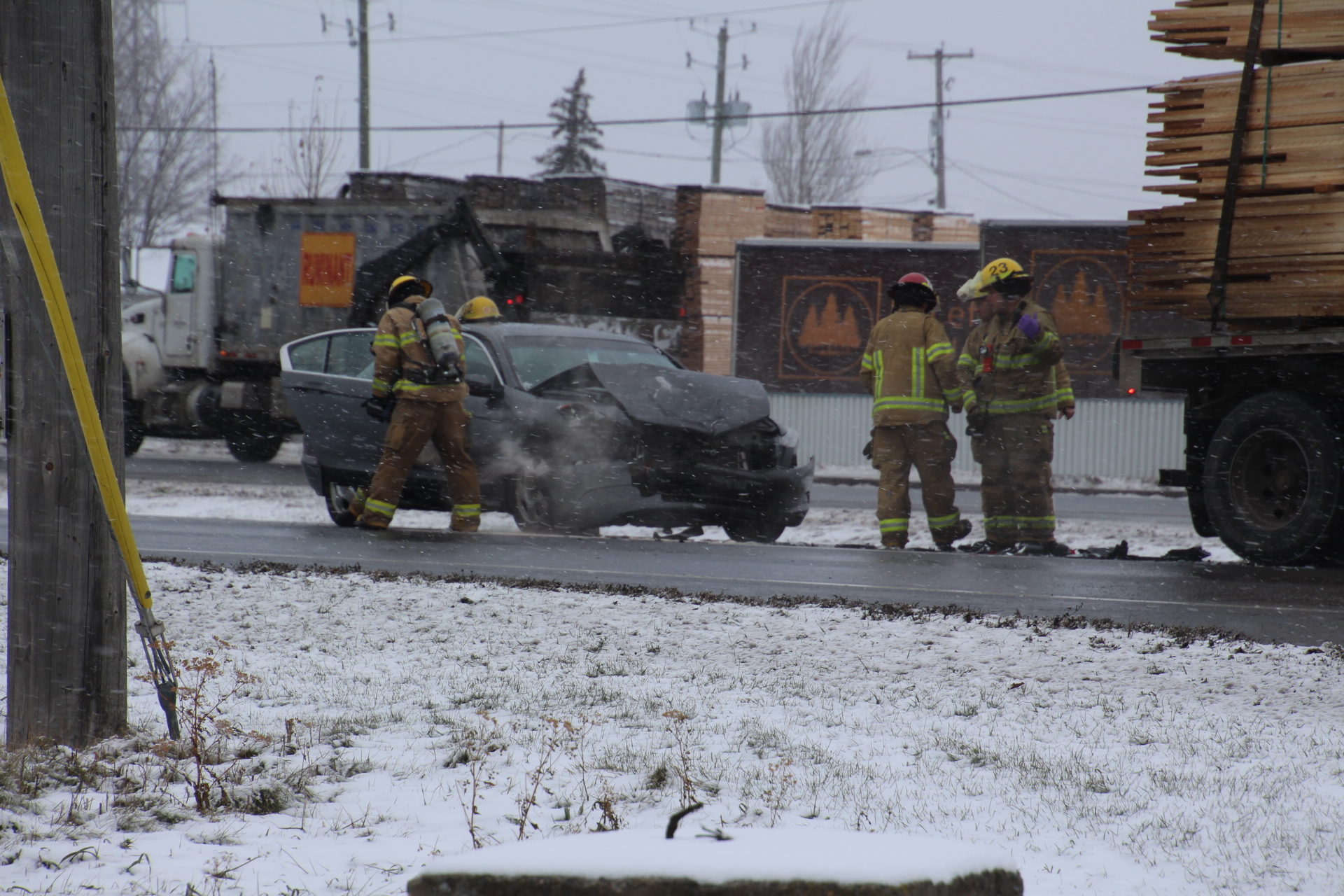 Collision avec blessés sur Monseigneur-Langlois