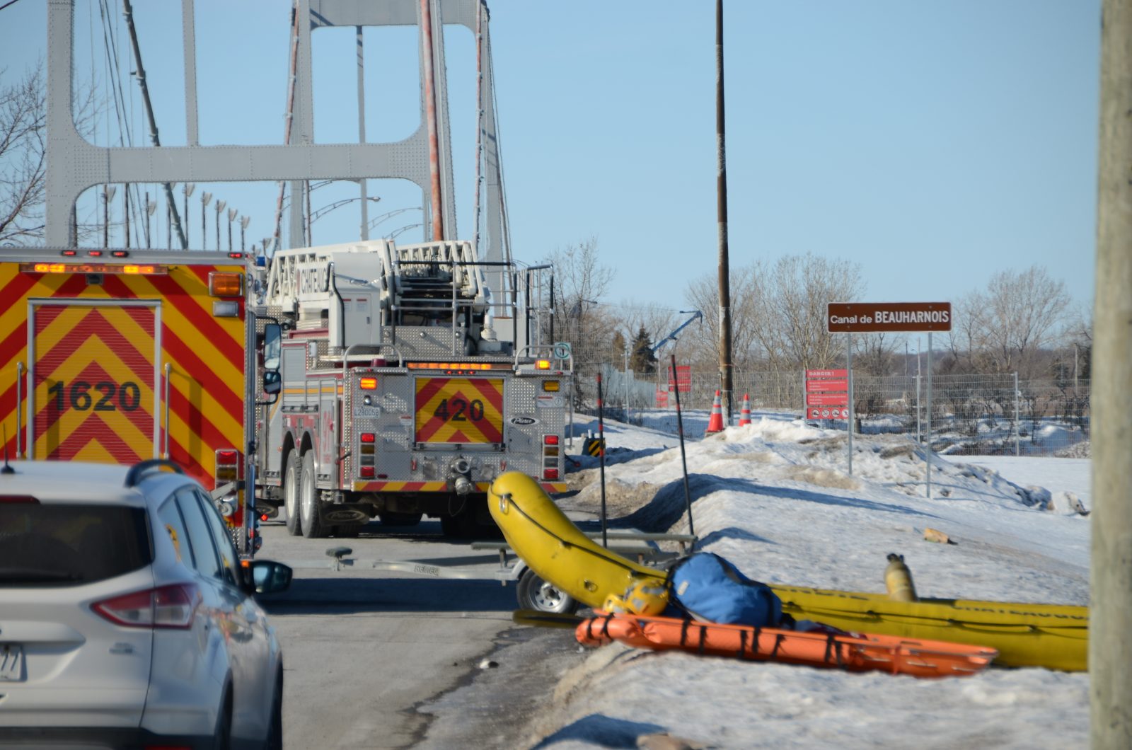 Opération à Beauharnois : les conditions de recherche étaient difficiles