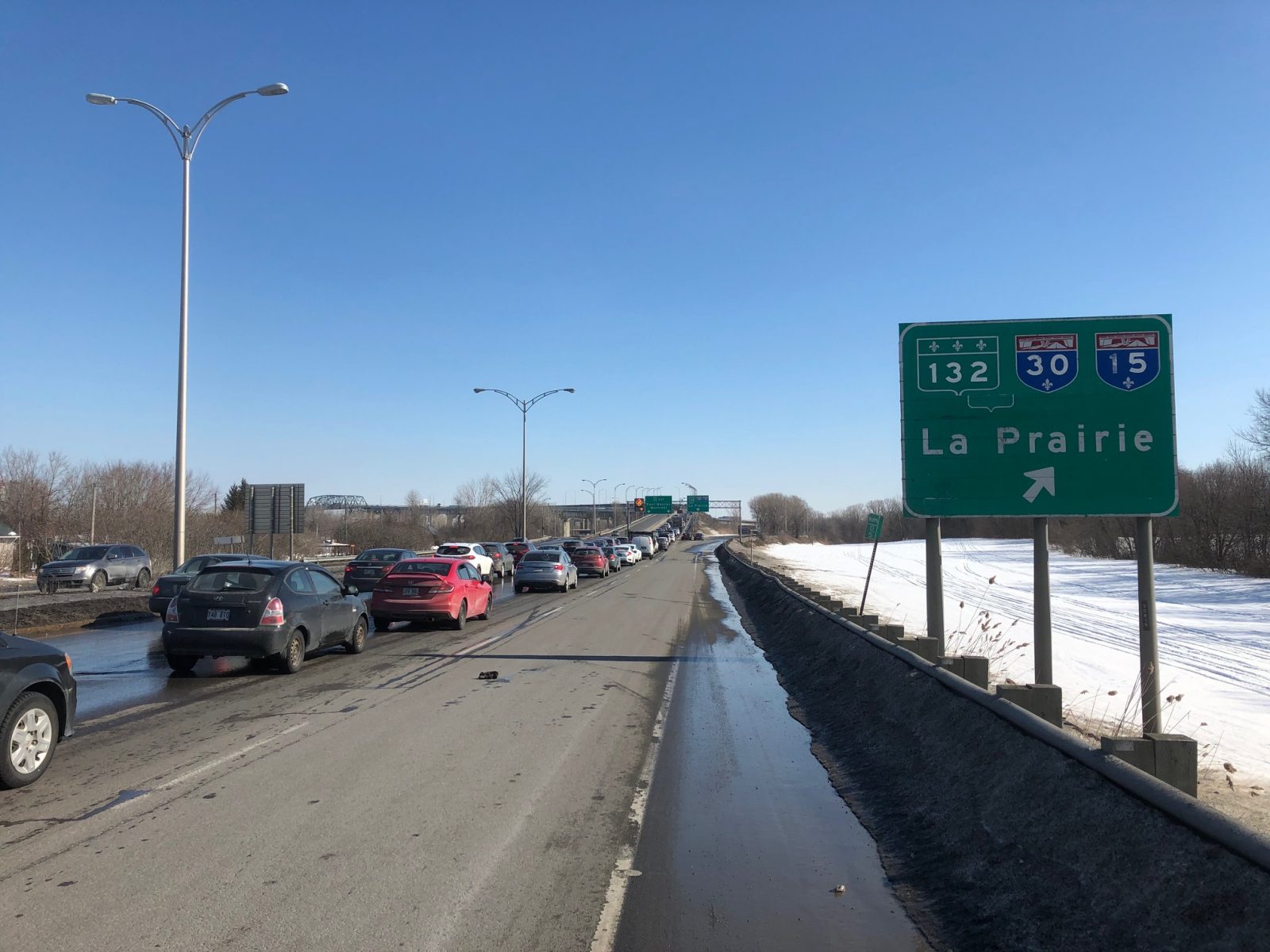 Image illustrant l'article: Manifestation terminée au pont Mercier