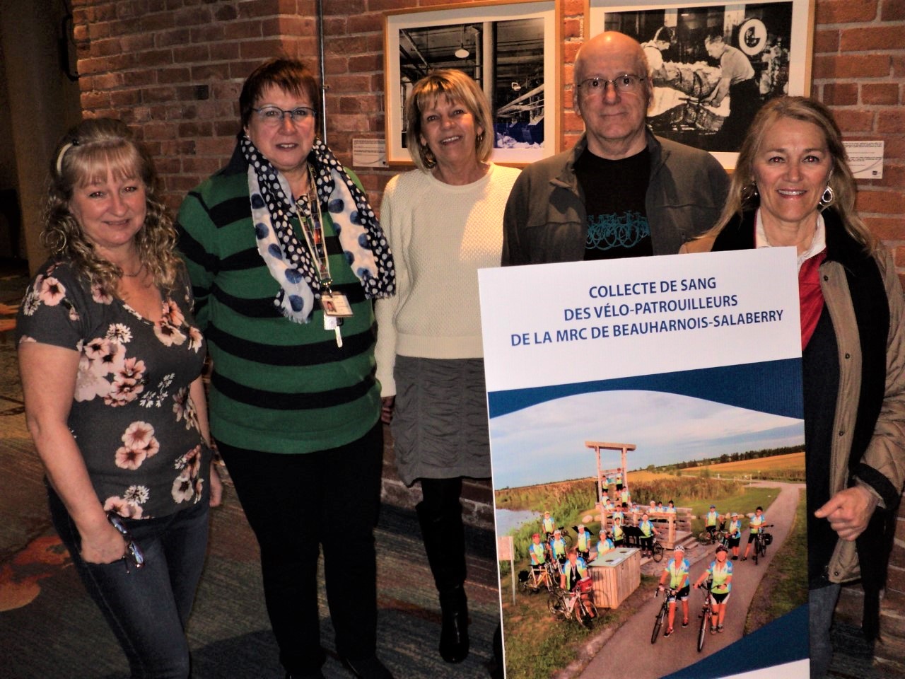 La collecte de sang des vélo-patrouilleurs surpasse son objectif