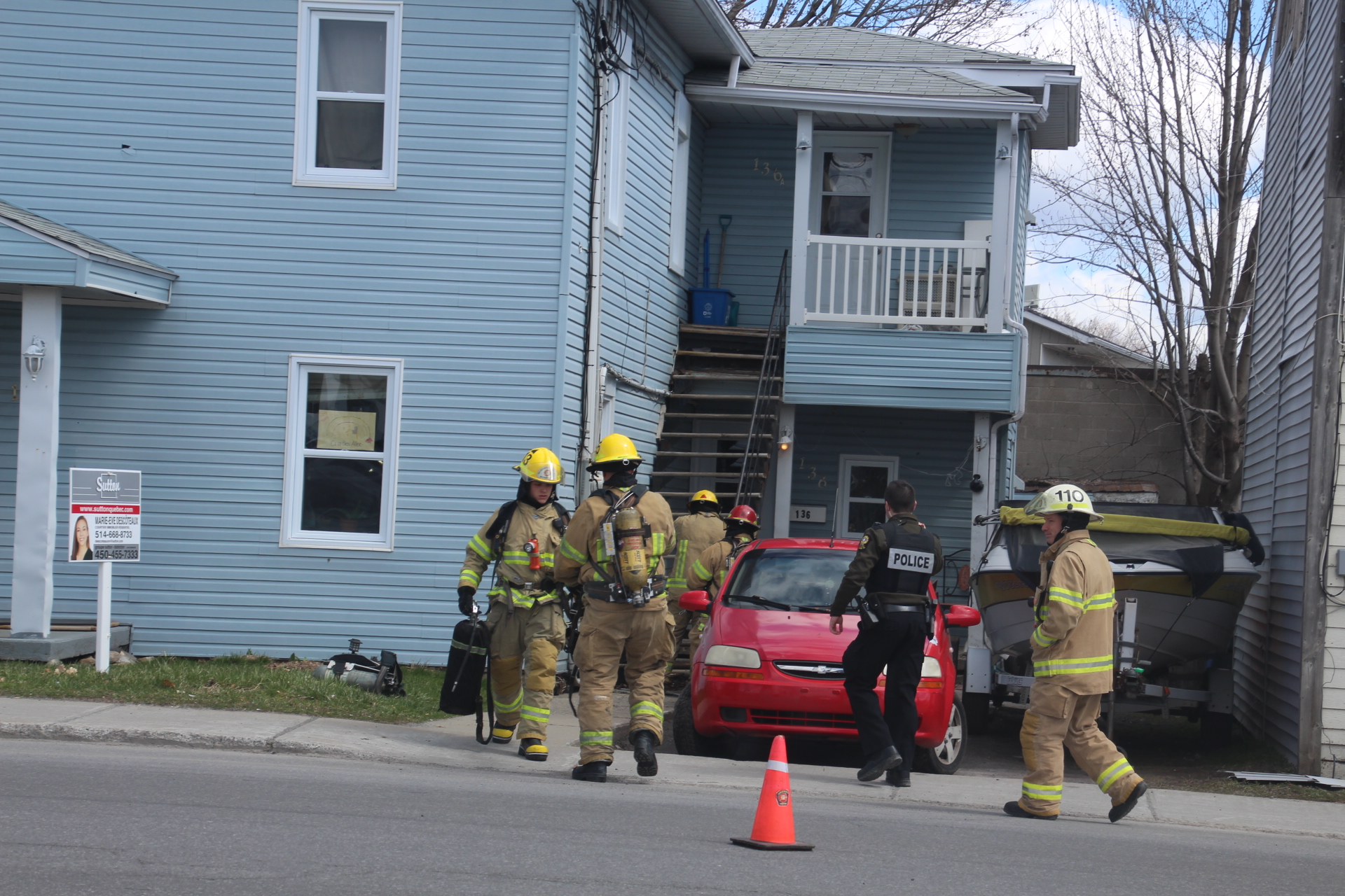 La Sûreté du Québec tentera de déterminer la cause d&rsquo;un incendie