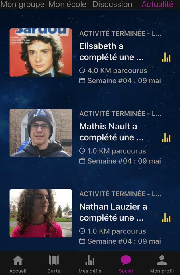 Courir la distance Québec et Montréal en équipe de sa maison