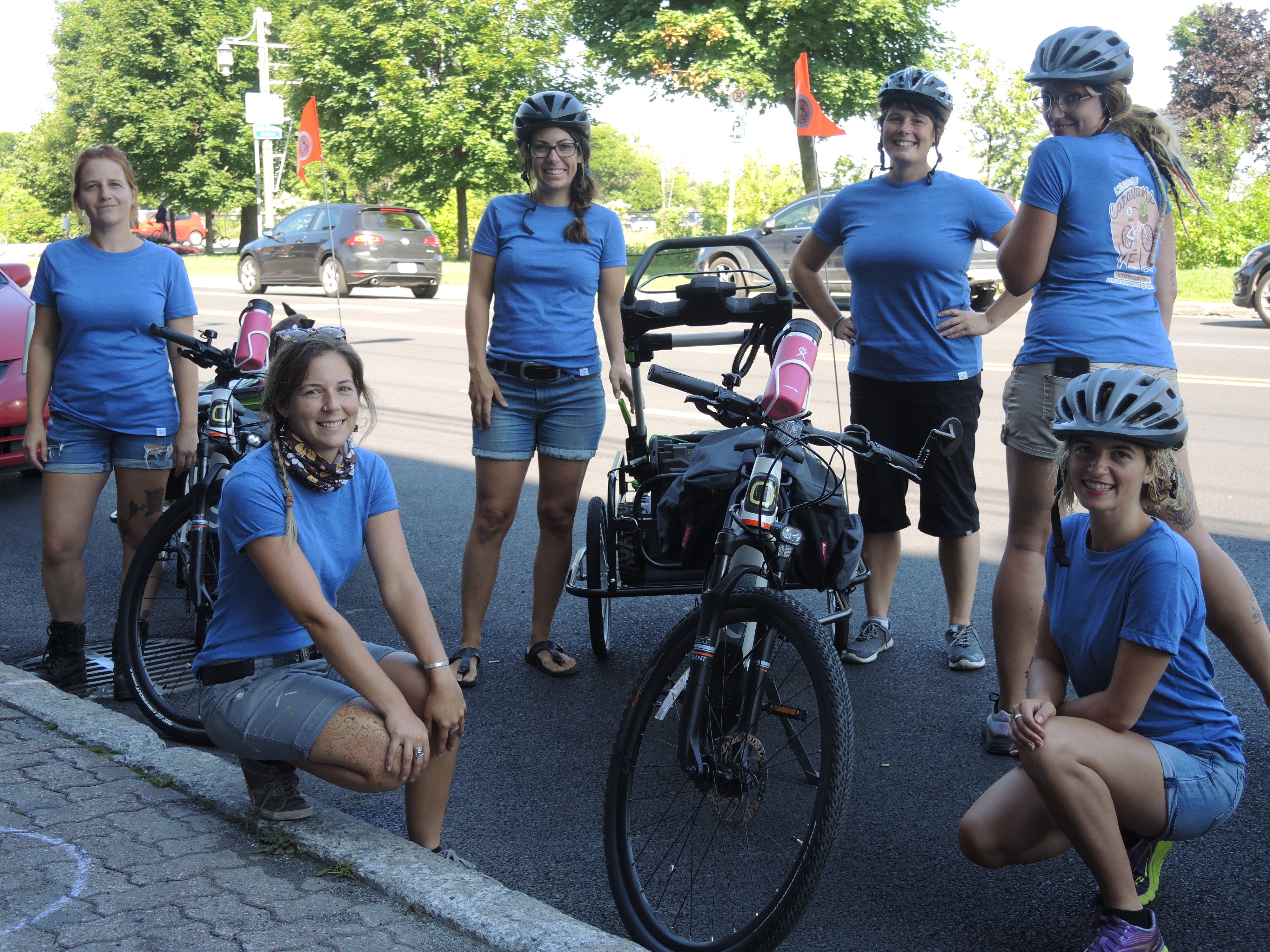 La Caravane à vélo du PRAQ à l’œuvre dans les quartiers