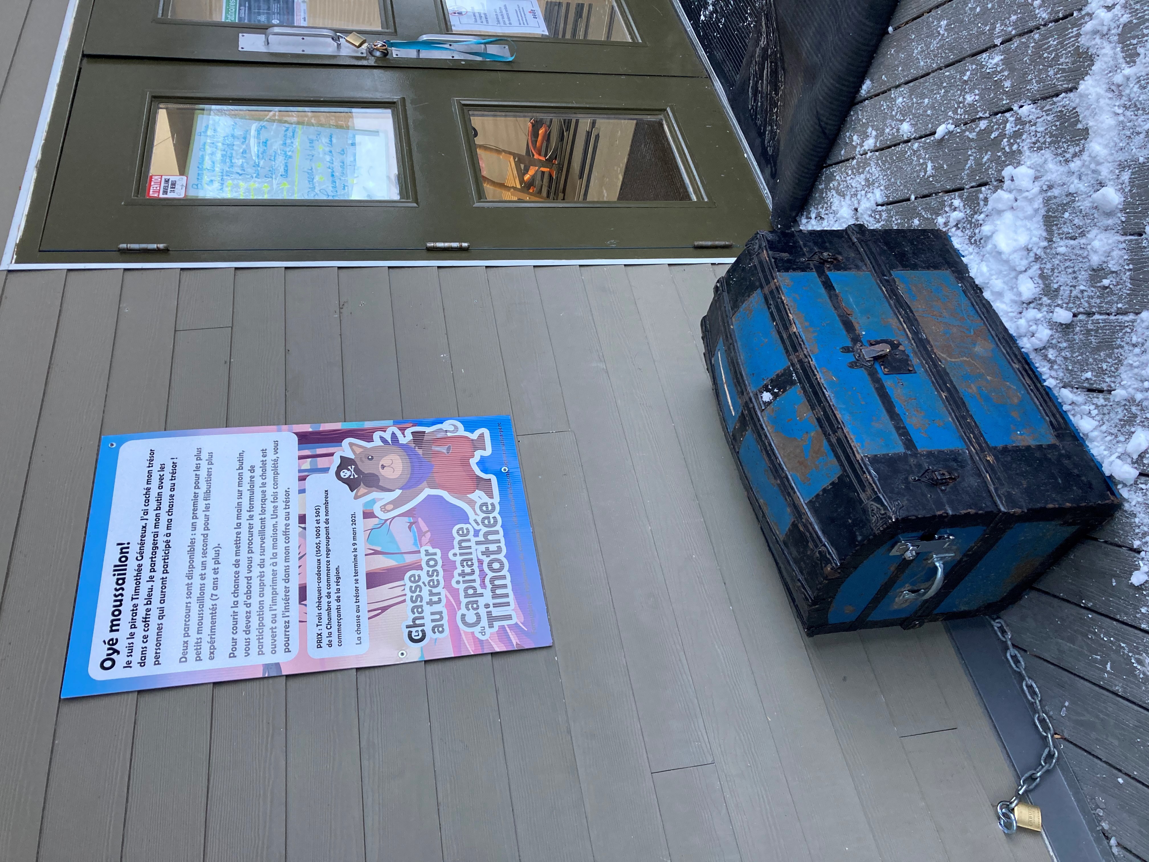 Chasse au trésor au Parc des Iles de Saint-Timothée