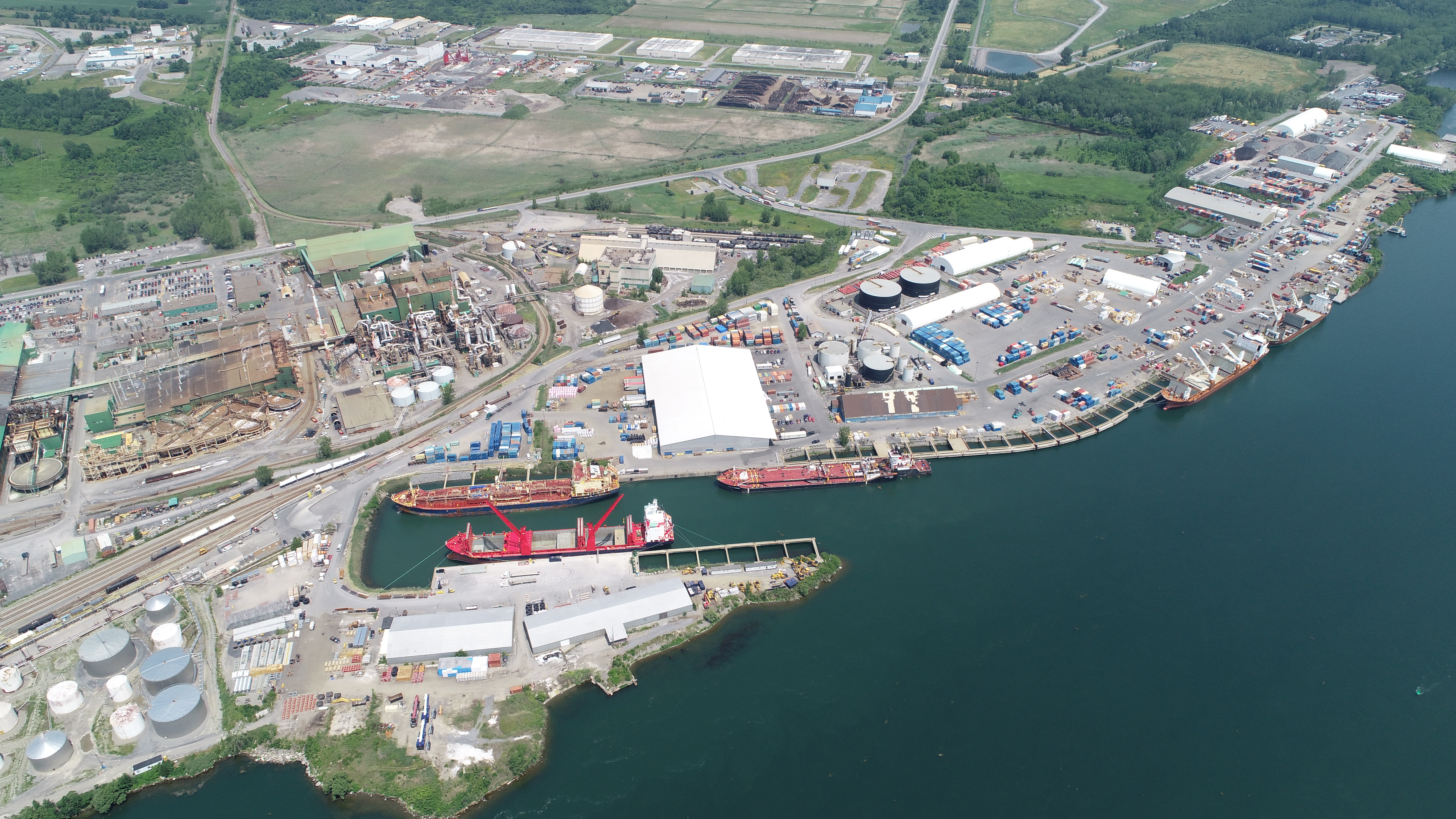 Le Port de Valleyfield très occupé malgré la pandémie