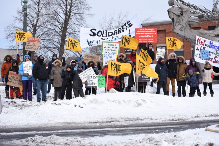 Manifestation pour la justice sociale et le climat le 19 mars