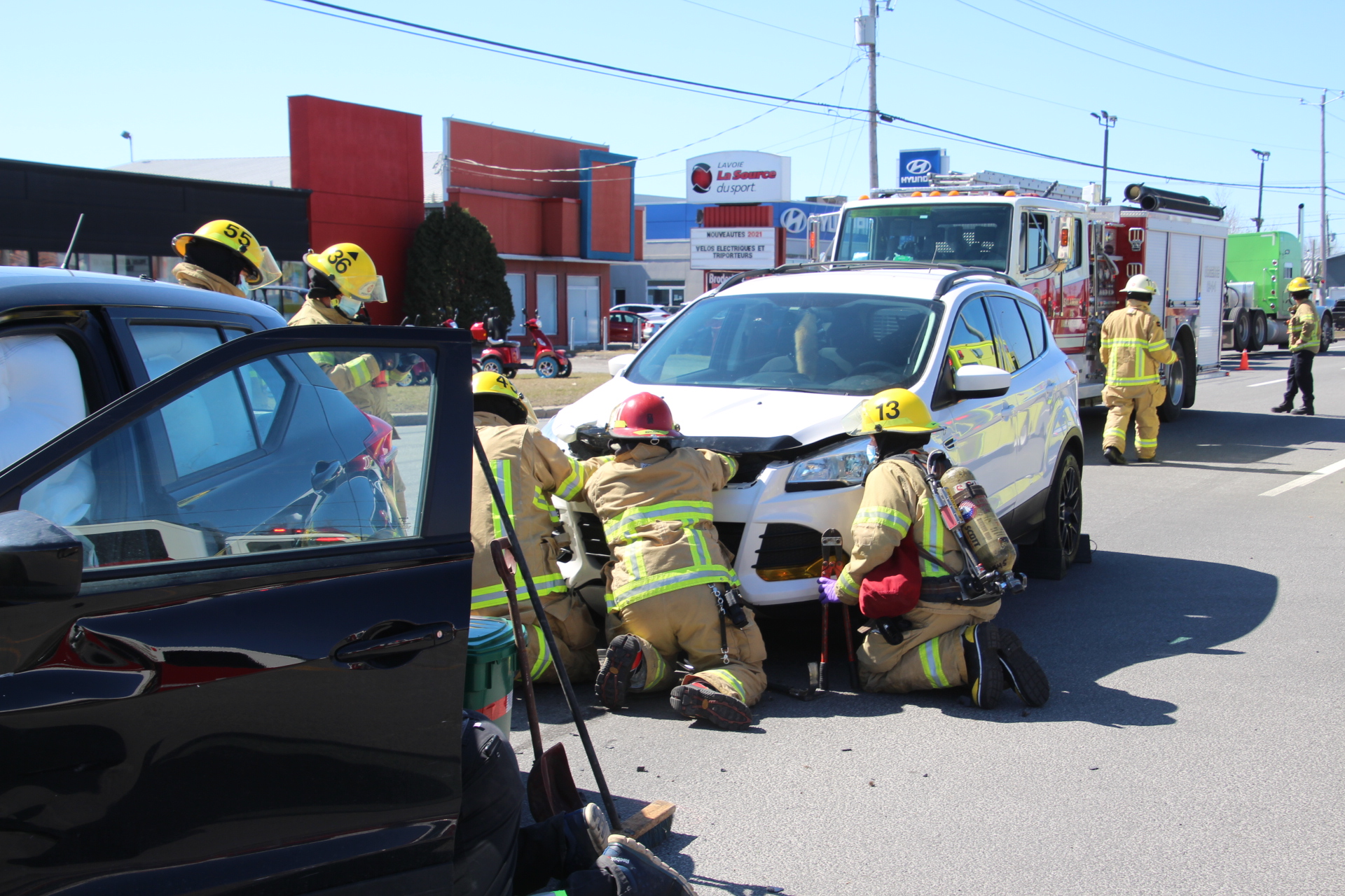 Image illustrant l'article: Collision sur Mgr-Langlois