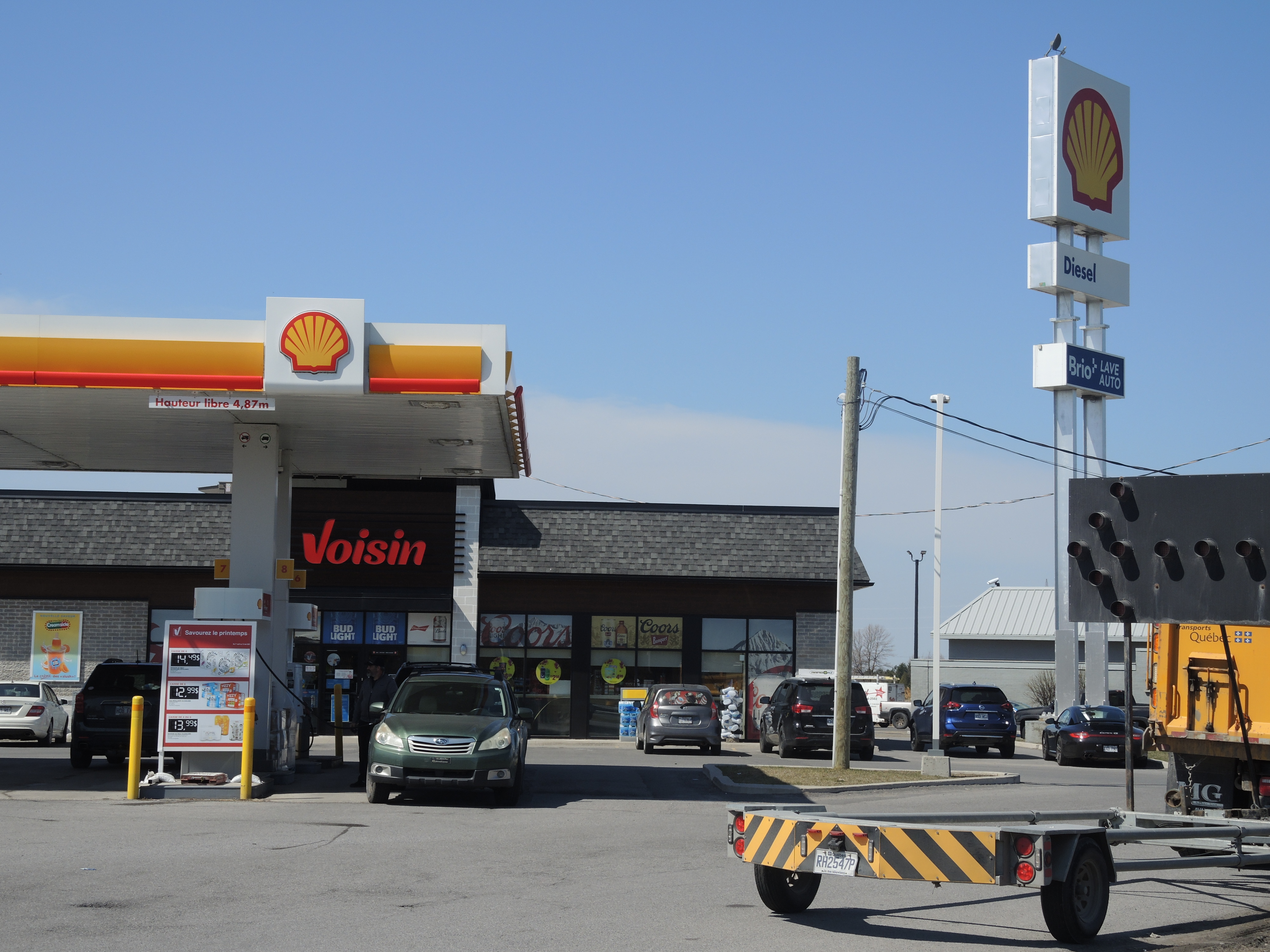 On réglera au cas par cas chez Shell