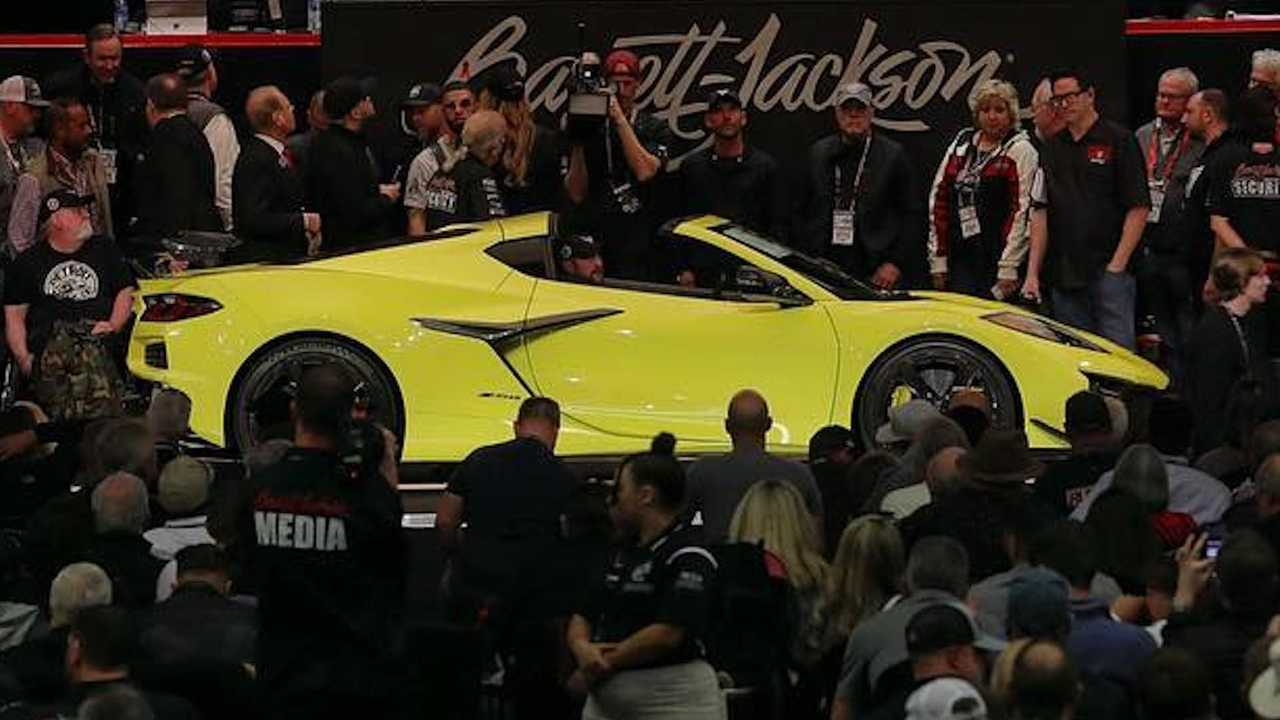 La première Corvette C8 Z06 se vend 3,6 millions de dollars