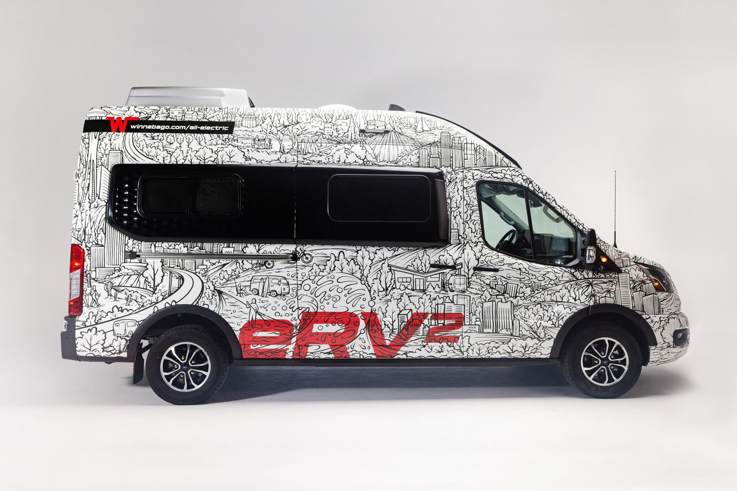 Winnebago laisse entrevoir un futur électrifié avec son concept eRV2