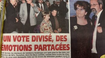 Referendum de 1995: une majorité pour le Oui dans Salaberry-Soulanges