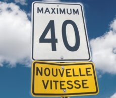 Valleyfield – La limite de vitesse abaissée à 40 km/h partout dans la ville