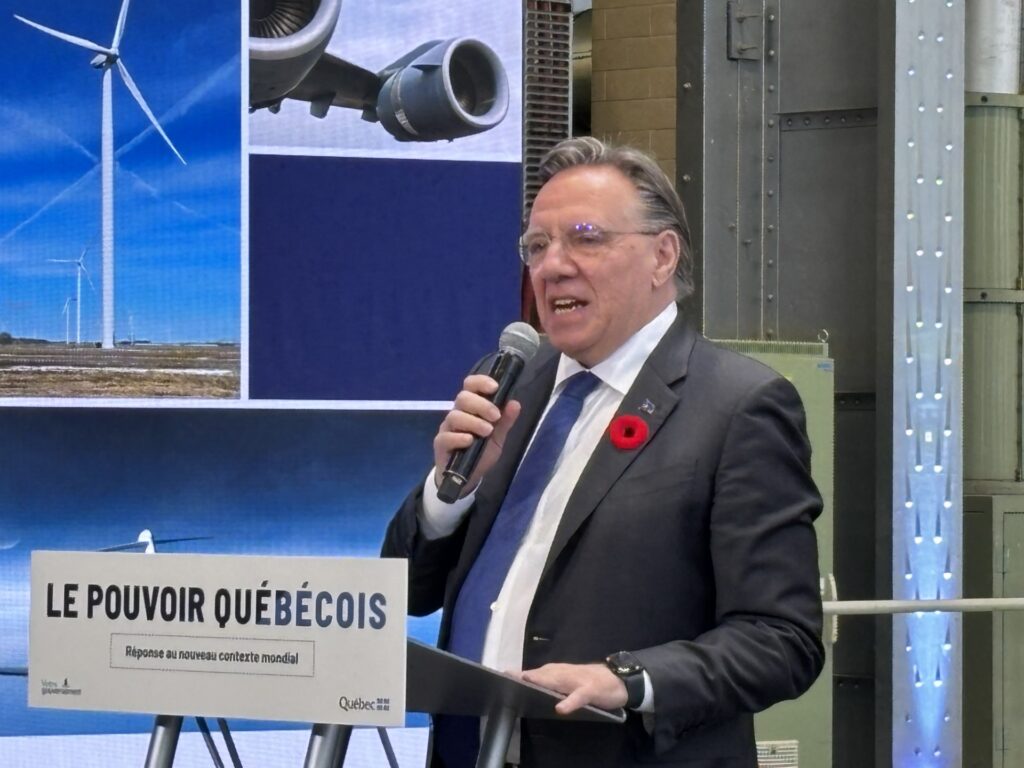 Legault choisit Beauharnois pour lancer son plan de relance