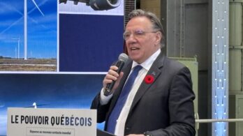 Legault choisit Beauharnois pour lancer son plan de relance