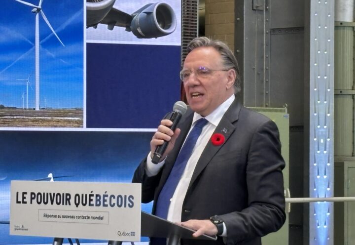 Legault choisit Beauharnois pour lancer son plan de relance