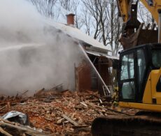 Ormstown: le feu détruit une maison inhabitée
