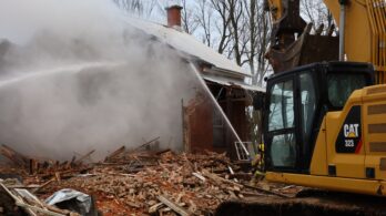Ormstown: le feu détruit une maison inhabitée