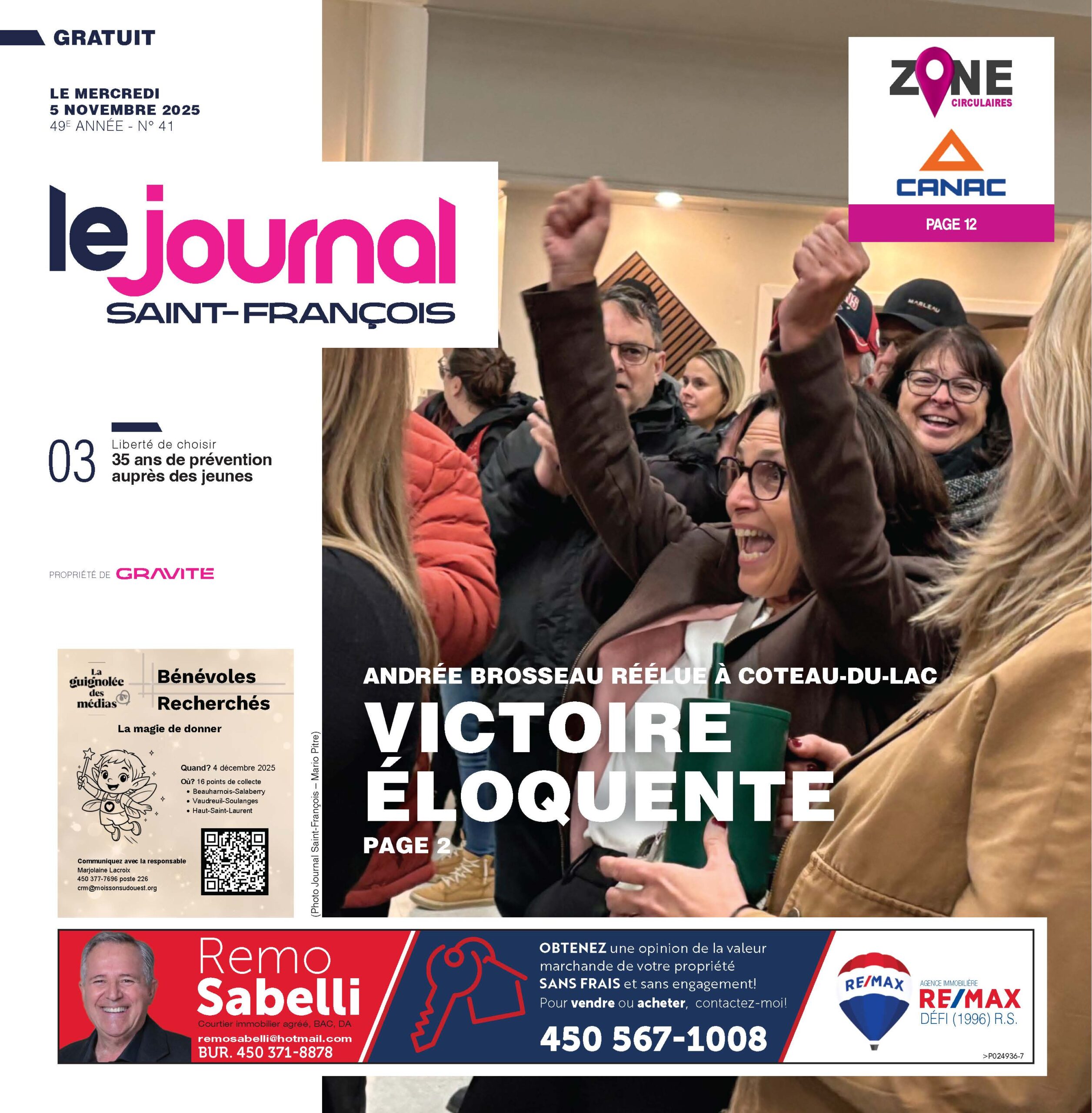 Le journal Saint-François – 5 novembre 2025