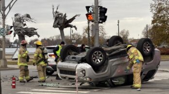 Spectaculaire collision sur Du Centenaire