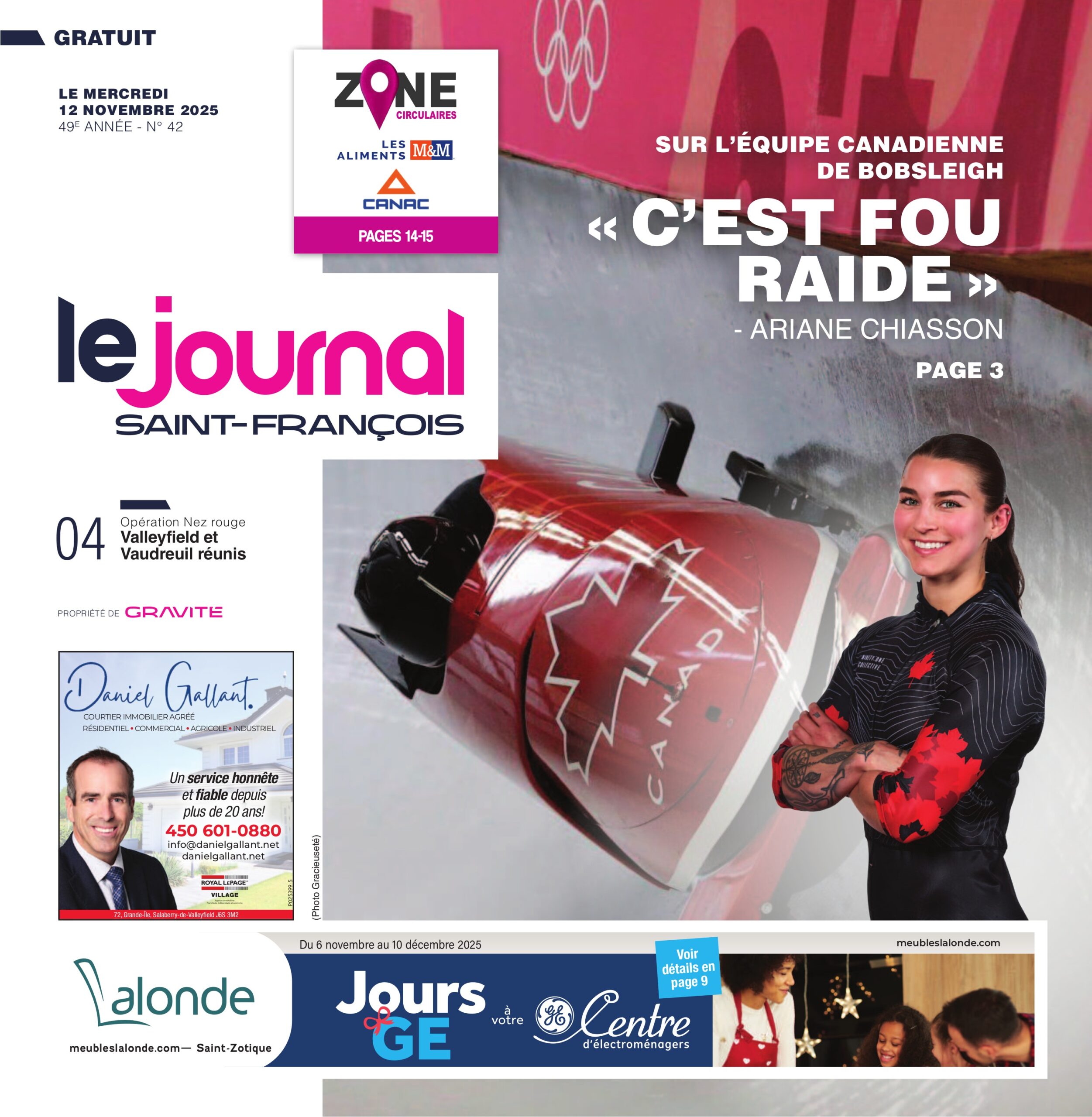 Le journal Saint-François – 12 novembre 2025