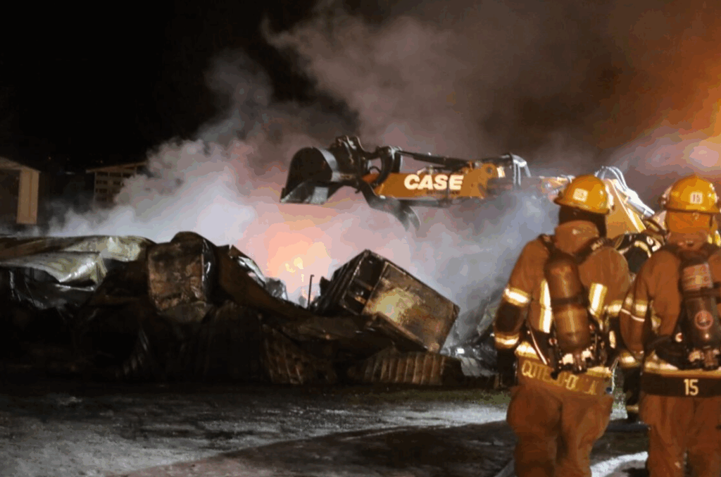 Incendie Coteau-du-Lac