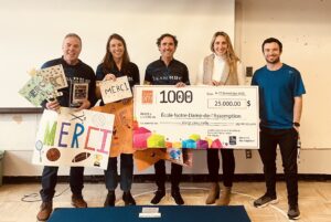 Des cyclistes procurent 25 000$ à l&rsquo;école N-D-de-l&rsquo;Assomption