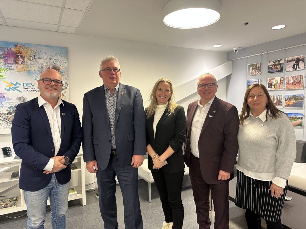 Autoroute 20 vaudreuil-dorion élus CAQ MRC DEV soulanges