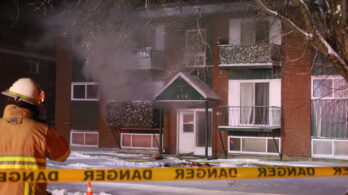 Le feu force l’évacuation de trois locataires