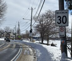 Une limite de vitesse bafouée, boulevard du Havre