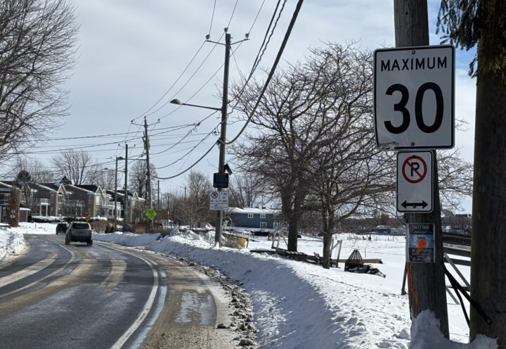 Une limite de vitesse bafouée, boulevard du Havre