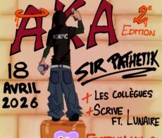 Sir Pathétik sur la scène du Festival AKA
