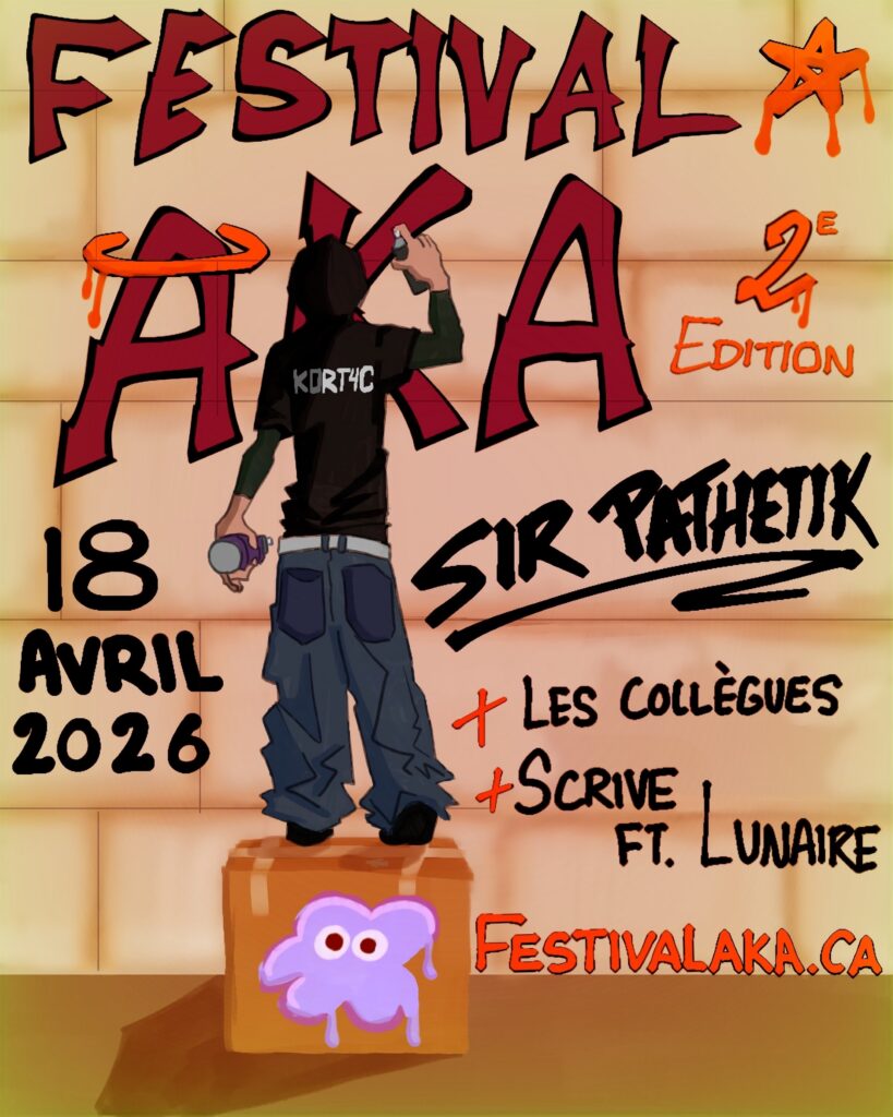 Sir Pathétik sur la scène du Festival AKA